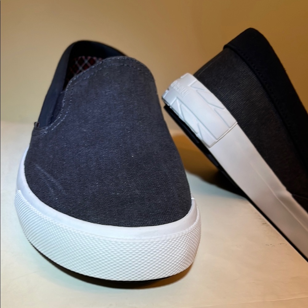 NIB Ben Sherman Men's Navy Percy Slip-On Loafers - Picture 3 of 9